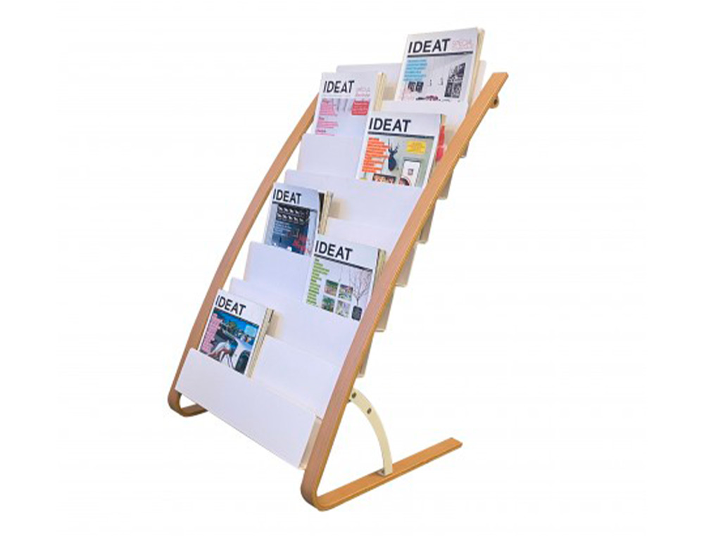 PRESENTOIR ALBA DE SOL 8 COMPARTIMENTS BOIS ET ABS 930X580X500MM