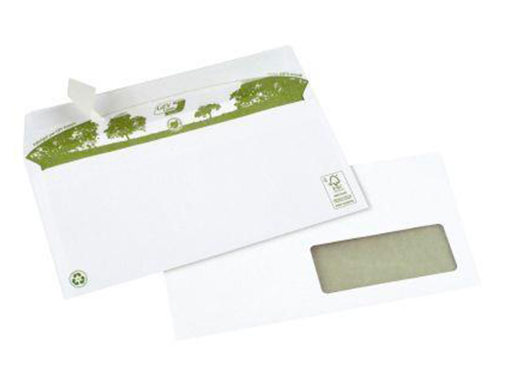 ENVELOPPE GPV DL BANDE DE PROTECTION 80G RECYCLES       110X220 BLANCHE BOITE DE 200