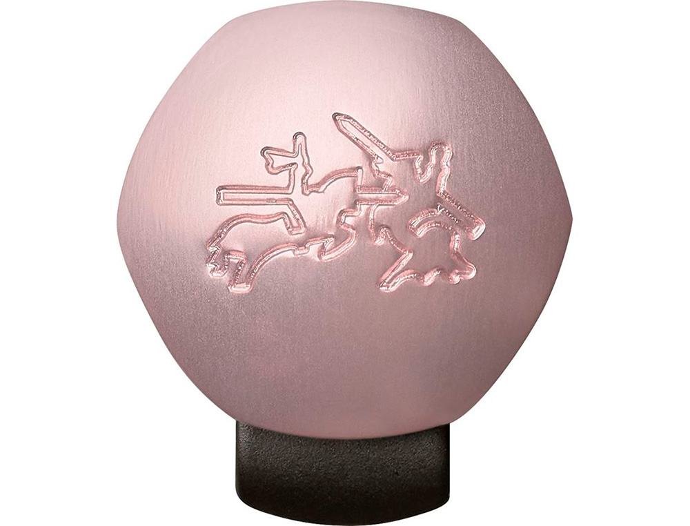 STYLO-PLUME FABER CASTELL HEXO POINTE MOYENNE EN ACIER  INOXIDABLE ROSE