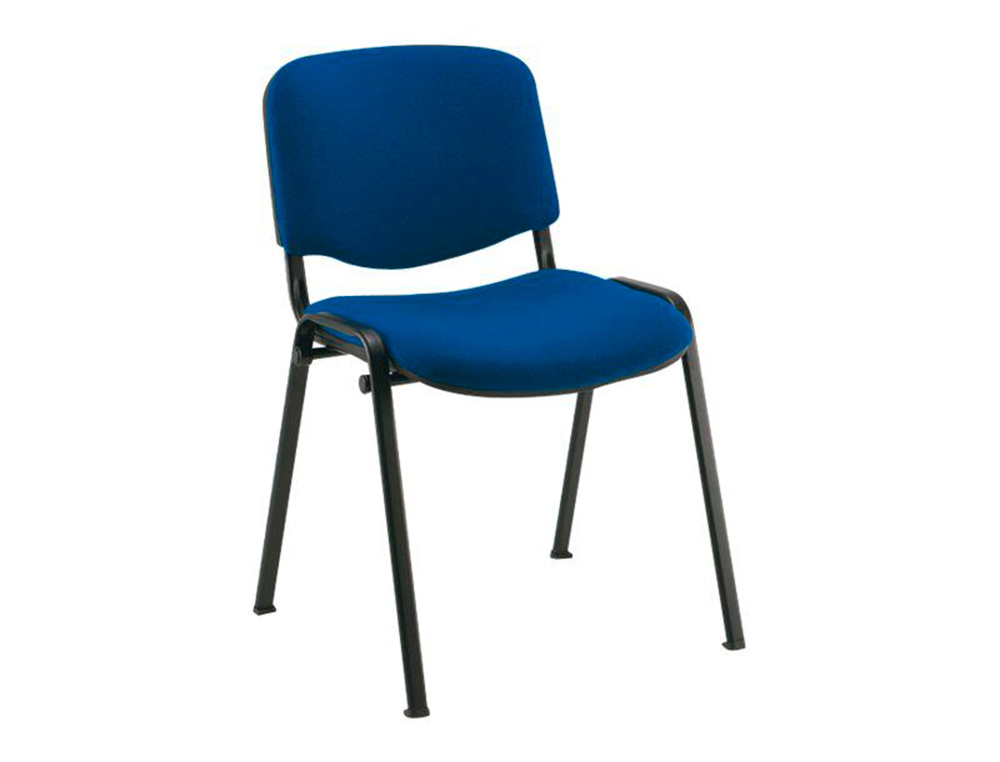 CHAISE VISITEUR MT INTERNATIONAL PIED NOIR BLEU