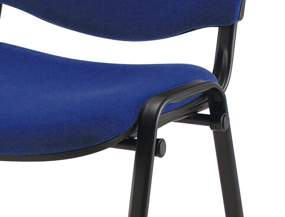 CHAISE VISITEUR MT INTERNATIONAL PIED NOIR BLEU