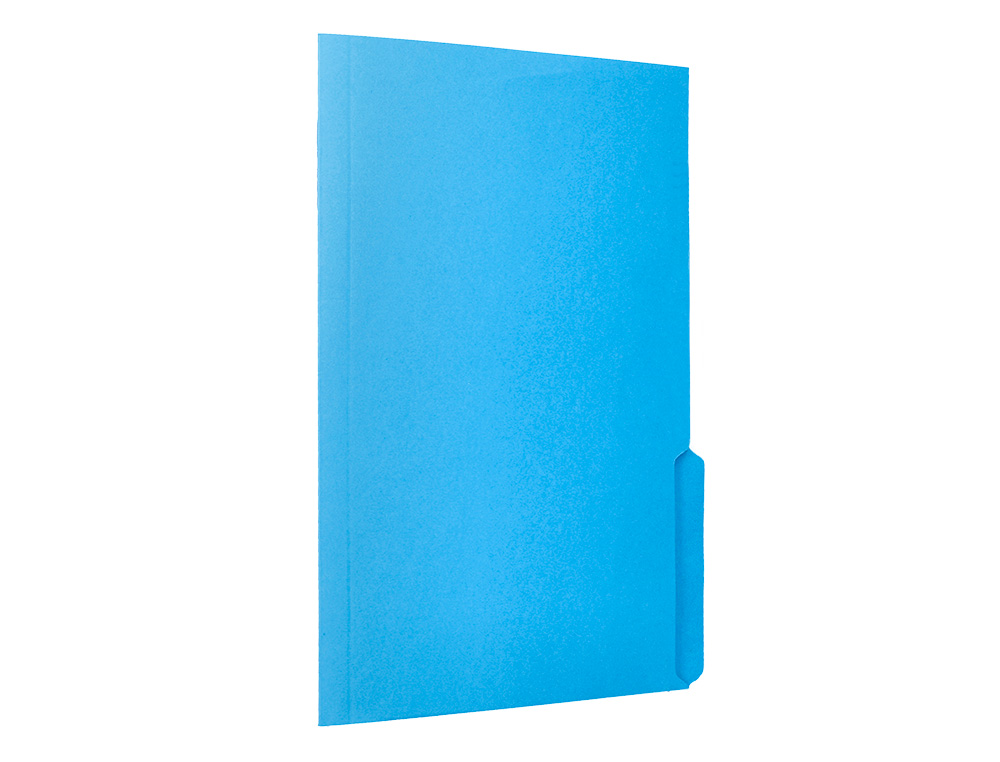 SOUS-CHEMISE LIDERPAPEL PAPIER CARTONNE 240G/M2       DOCUMENT A4 ONGLET INFERIEUR  COLORIS BLEU