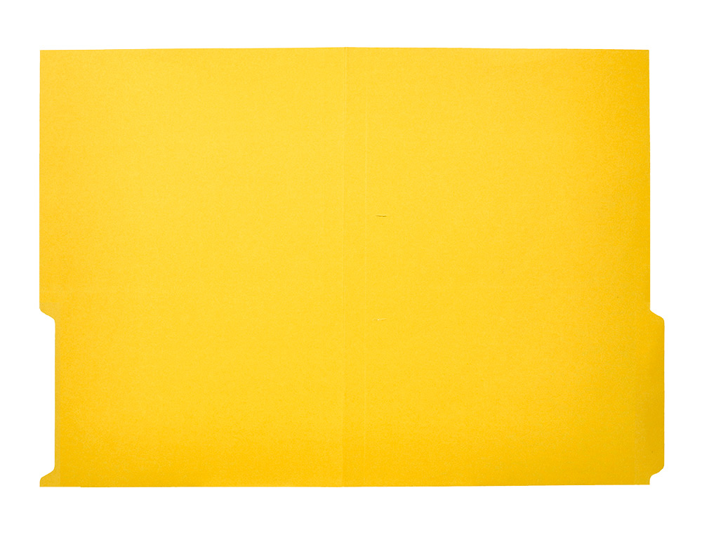 SOUS-CHEMISE LIDERPAPEL PAPIER CARTONNE 240G/M2 DOCUMENT A4 ONGLET INFERIEUR COLORIS JAUNE