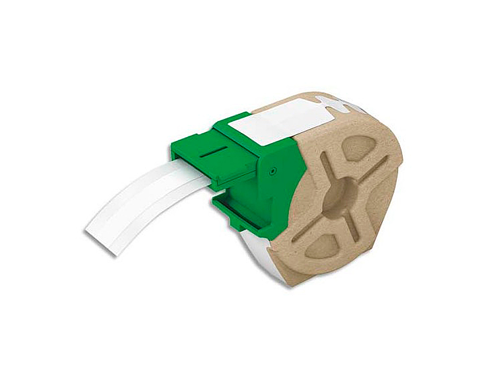 TIQUETTE ADHSIVE LEITZ POLYPROPYLNE RUBAN CONTINU PERMANENT 12MMX10M INDCHIRABLE IMPERMABLE CASSETTE BLANC