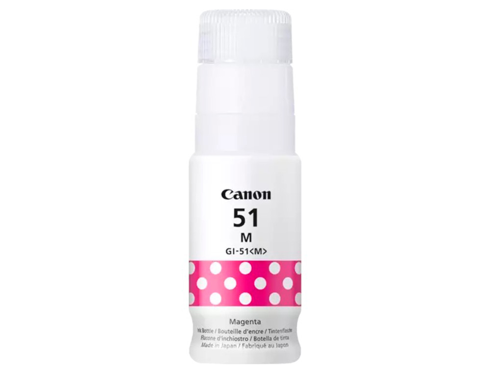 CARTOUCHE CANON JET D'ENCRE GI 51 COULEUR MAGENTA