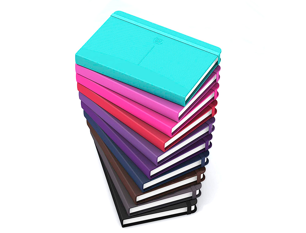 CARNET OXFORD OFFICE SIGNATURE BROCHURE DIMENSIONS B5 160 PAGES 90G Q5 ASSORTI 10 COULEUES