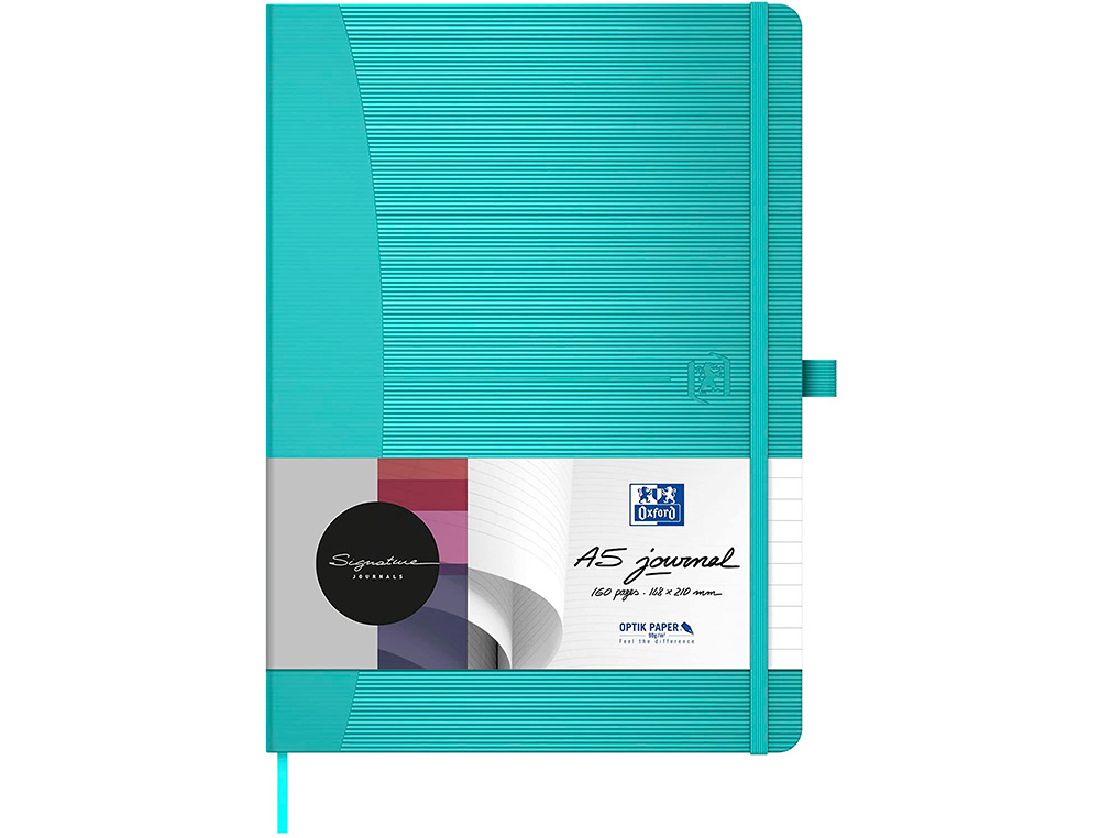 CARNET OXFORD OFFICE SIGNATURE BROCHURE DIMENSIONS B5 160 PAGES 90G Q5 ASSORTI 10 COULEUES