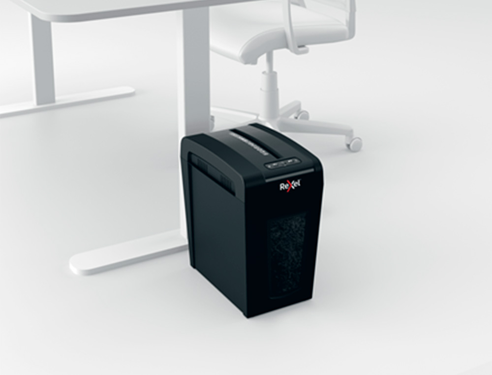 DESTRUCTEUR REXEL SECURE X10-S L P4 COUPE CROISEE      4X28MM DETRUIT 10 F INSERTION MANUELLE 18L 204X355X351MM