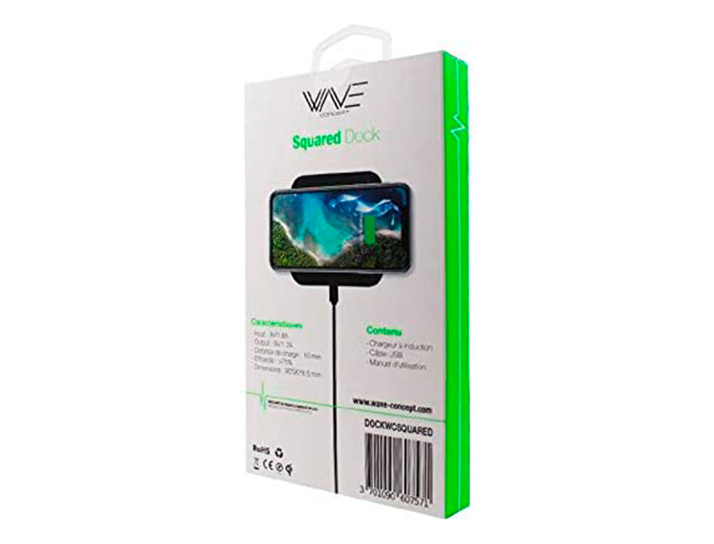 STATION DE CHARGE BUREAU 2 EN 1 TECHNOLOGIE QI SANS CABLE