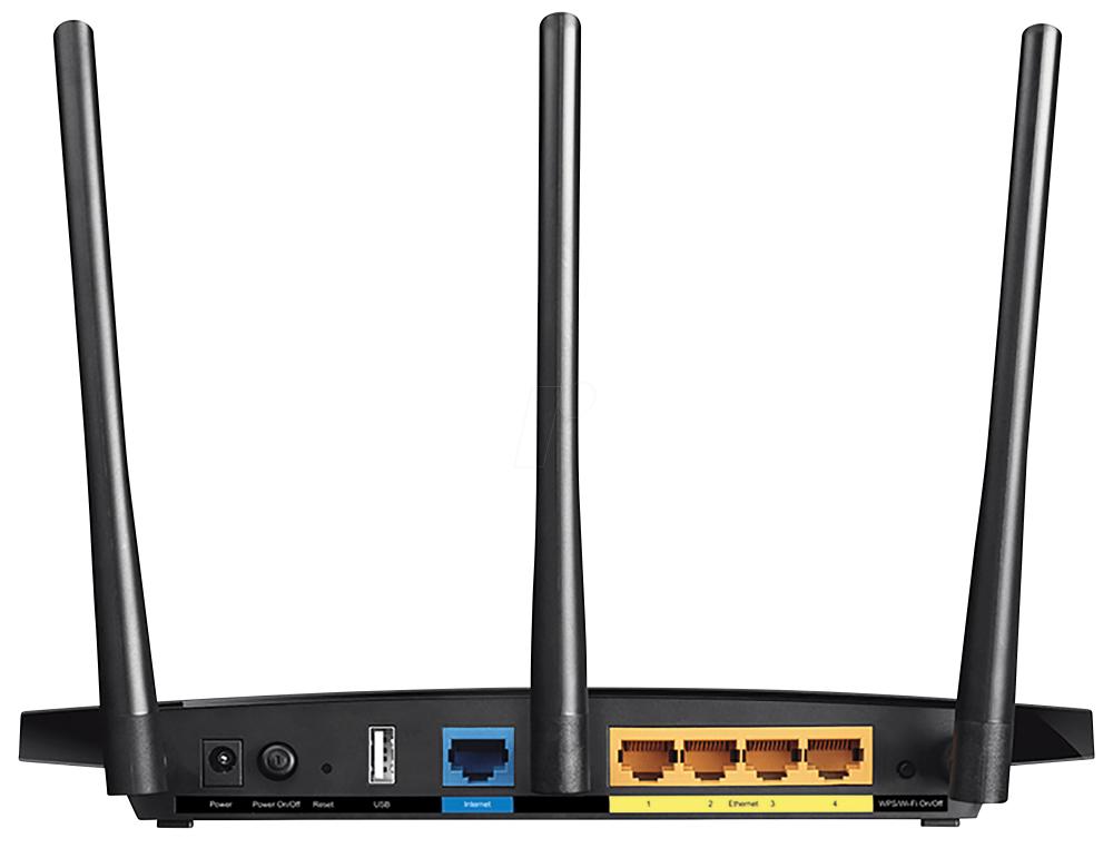ROUTEUR TP-LINK AC1200 BI-BANDE WIFI 2,4 ET 5 GHZ    SANS FIL MODELE ADSL          COMMUTATEURS 4 PORTS INTEGRES