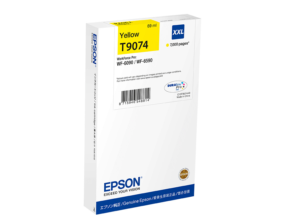 CARTOUCHE ENCRE  EPSON WF-6XXXXXL JAUNE