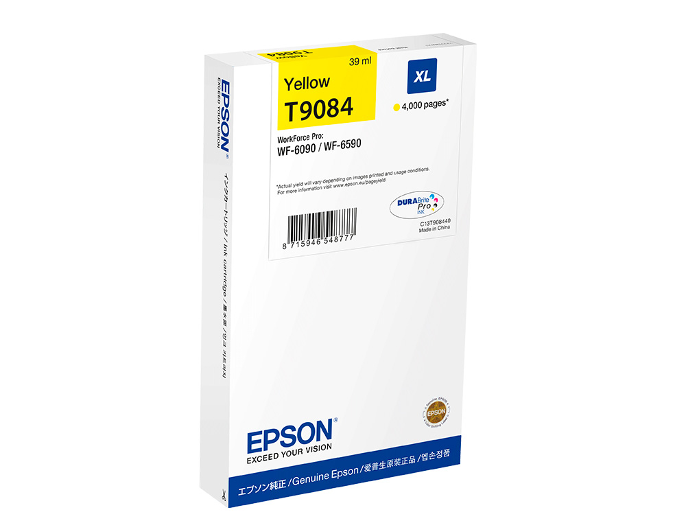 CARTOUCHE ENCRE  EPSON WF-6590DWF/WF-6090DWáXL JAUNE