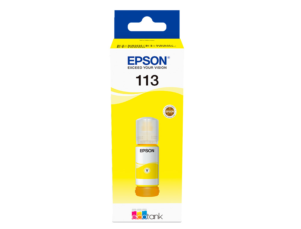 CARTOUCHE ENCRE  EPSON ECOTANK 113 SERIES JAUNE