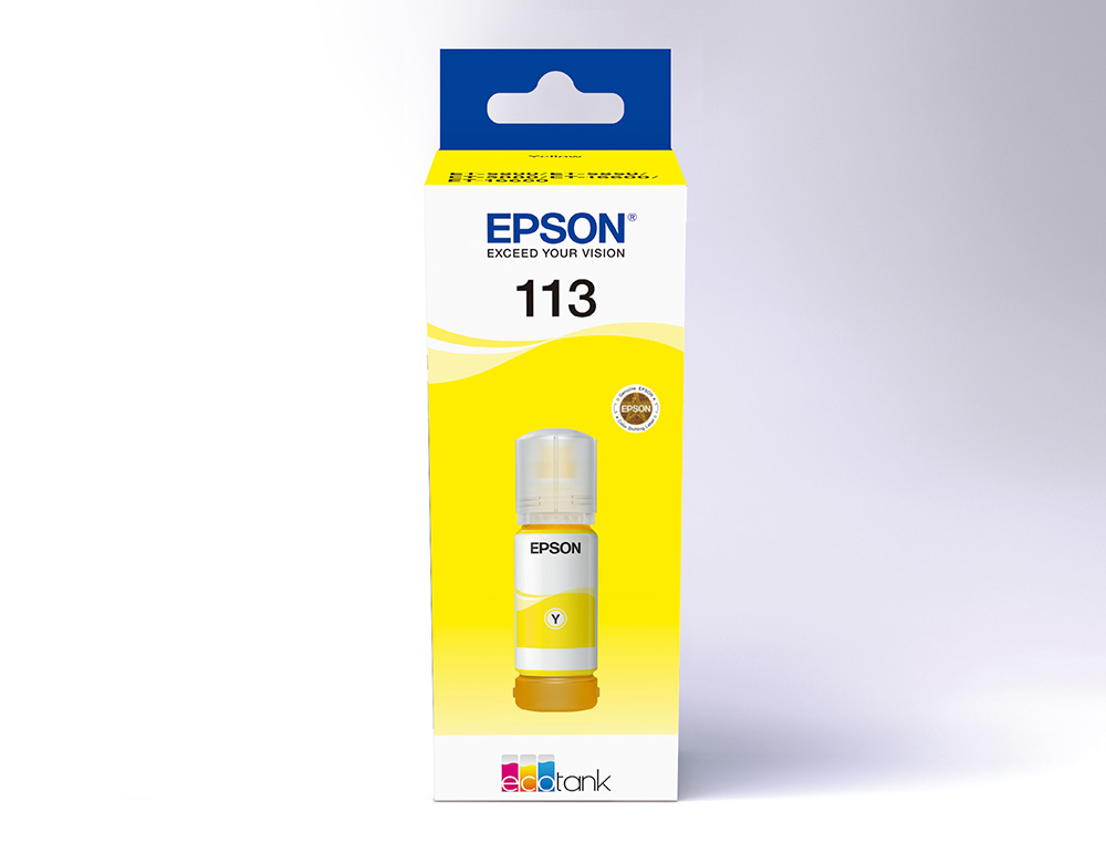 CARTOUCHE ENCRE  EPSON ECOTANK 113 SERIES JAUNE