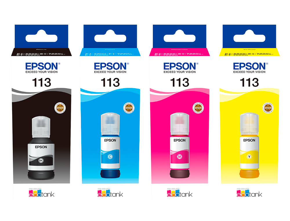 CARTOUCHE ENCRE  EPSON ECOTANK 113 SERIES JAUNE