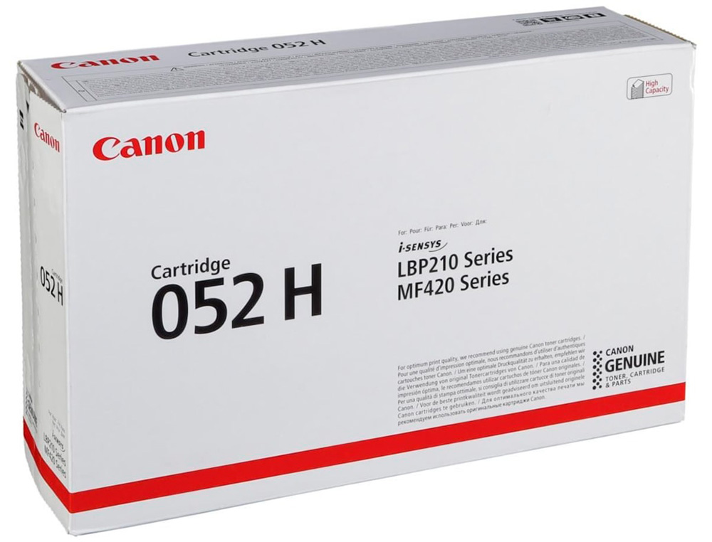 CARTOUCHE LASER CANON CRG 052H COULEUR NOIR  9 200 PAG