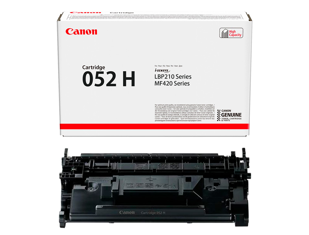 CARTOUCHE LASER CANON CRG 052H COULEUR NOIR  9 200 PAG