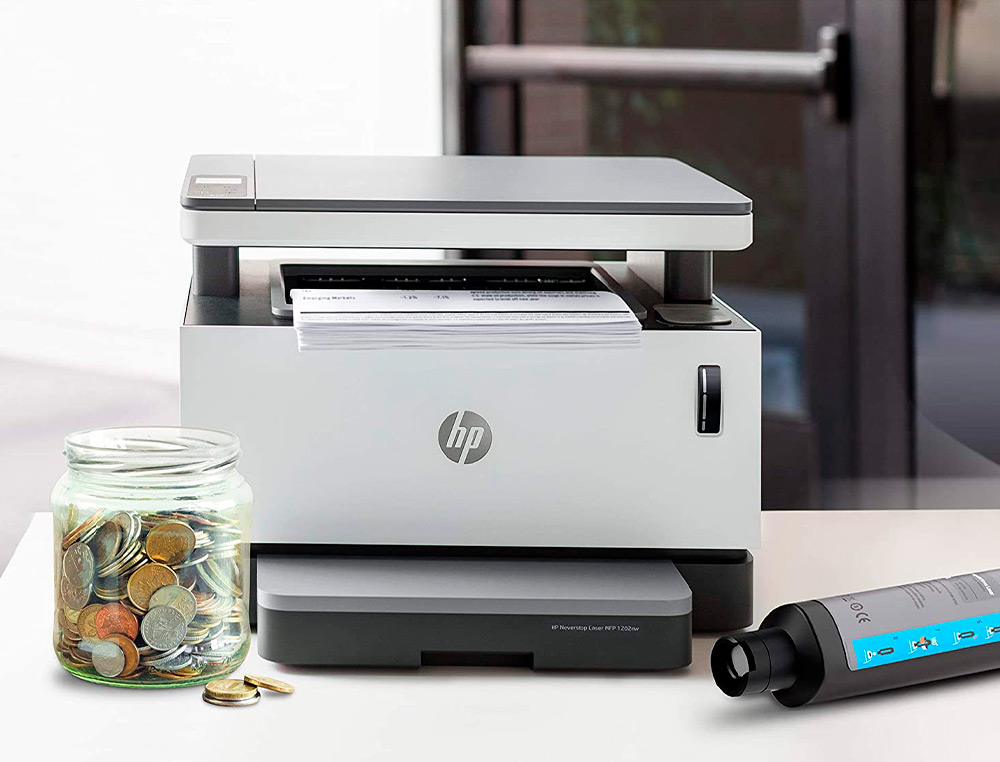 IMPRIMANTE MULTIFONCTION HP NEVERSTOP LASER 1202NW        ETHERNET WIFI 20 PPM BANDEJA  150 HOJAS SCANNER
