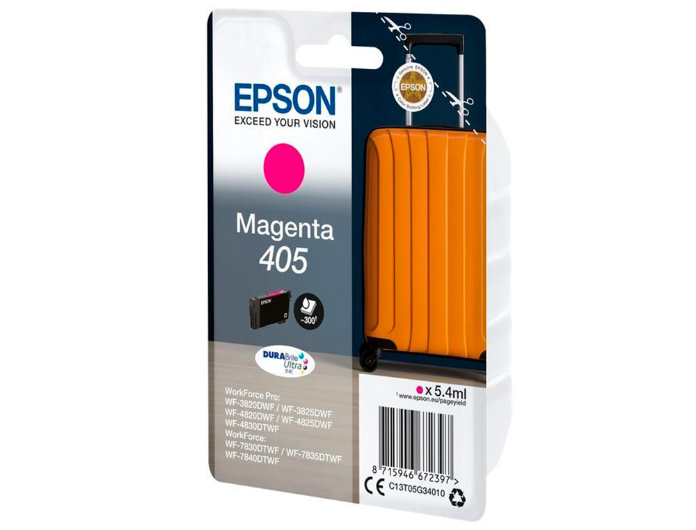 CARTOUCHE EPSON VALISE 405 MAGENTA