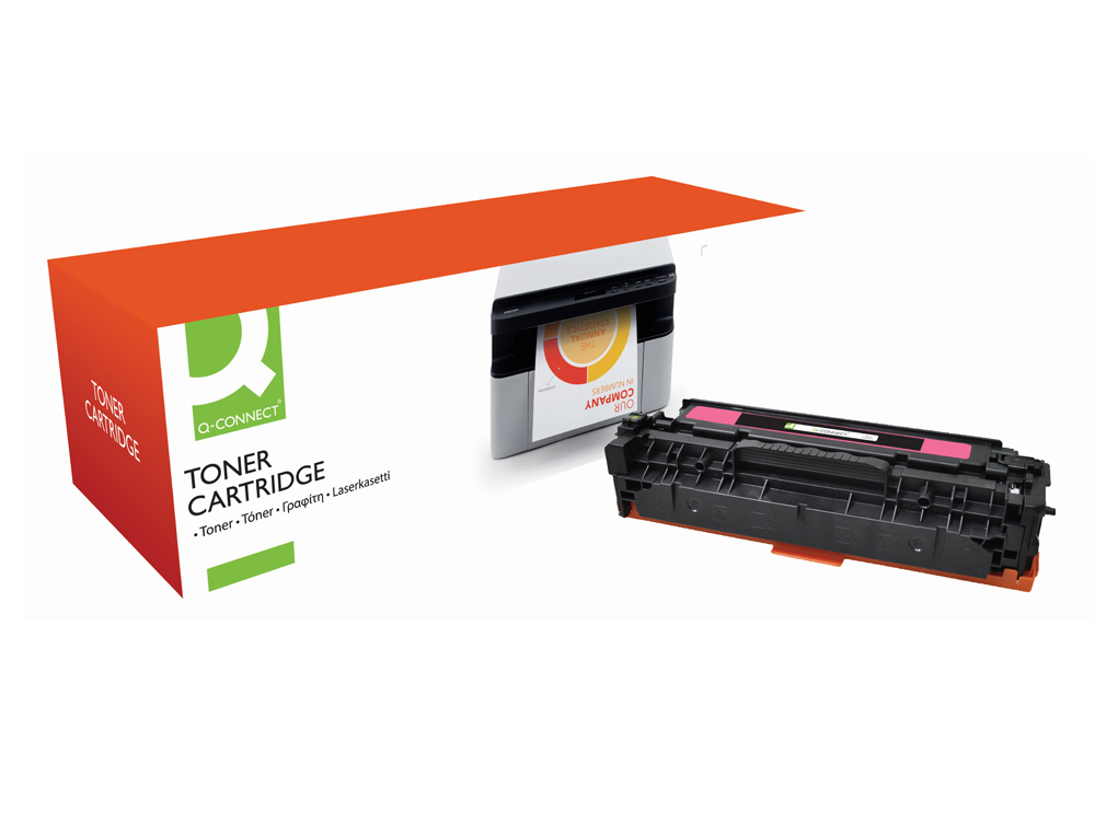 TONER Q-CONNECT COMPATIBLE HP CF383A M476MQCN POUR IMPRIMANTE COLOR LASERJET M476 COULEUR MAGENTA 2700P