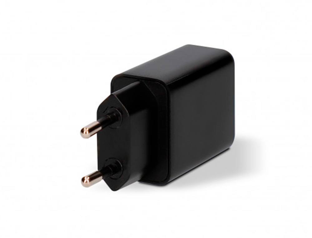 ADAPTATEUR KSIX 2A + CABLE MICRO USB 1M NOIR