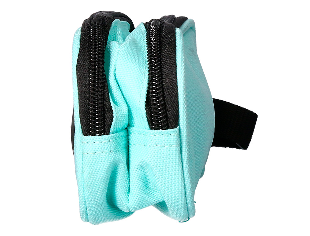 TROUSSE SCOLAIRE ANTARTIK OVALE 2 COMPARTIMENTS         210X60X80MM COLORIS BLEU      GIVRE