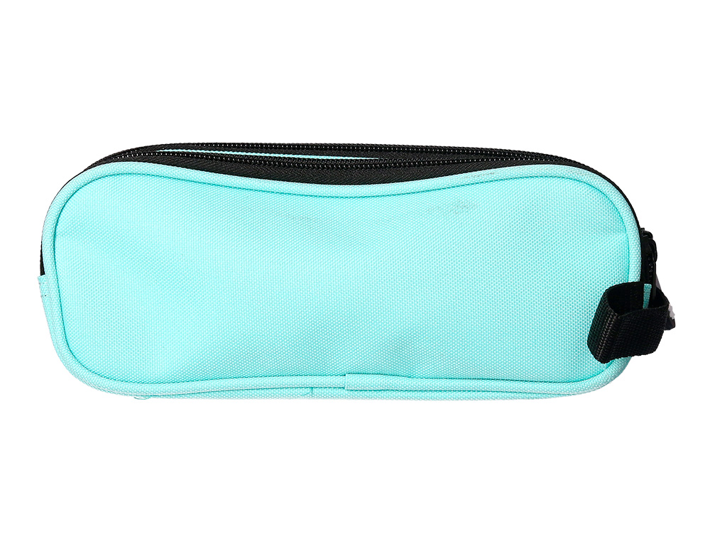 TROUSSE SCOLAIRE ANTARTIK OVALE 2 COMPARTIMENTS         210X60X80MM COLORIS BLEU      GIVRE