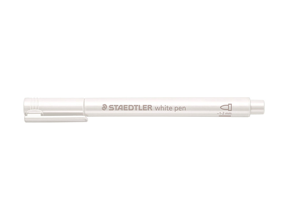 MARQUEUR STAEDTLER CORPS METALLIQUE 8323 POINTE OGIVE 2,7MM TRACE 1 A 2MM
