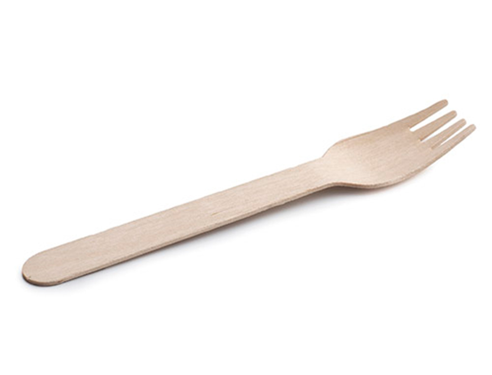 FOURCHETTE EN BOIS COLDIS DIAMETRE 16CM PAQUET DE 100   UNITES
