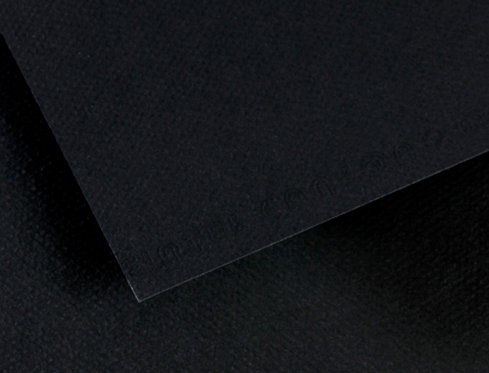 PAPIER DESSIN CANSON FEUILLE MI-TEINTES N 425 GRAIN        GELATINE HAUTE TENEUR COTON   160G A4  COLORIS NOIR