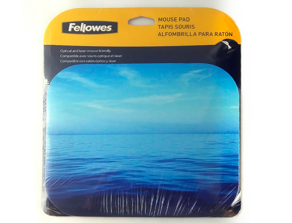 TAPIS SOURIS FELLOWES OPTIQUE ET LASER RECYCLE OCEAN