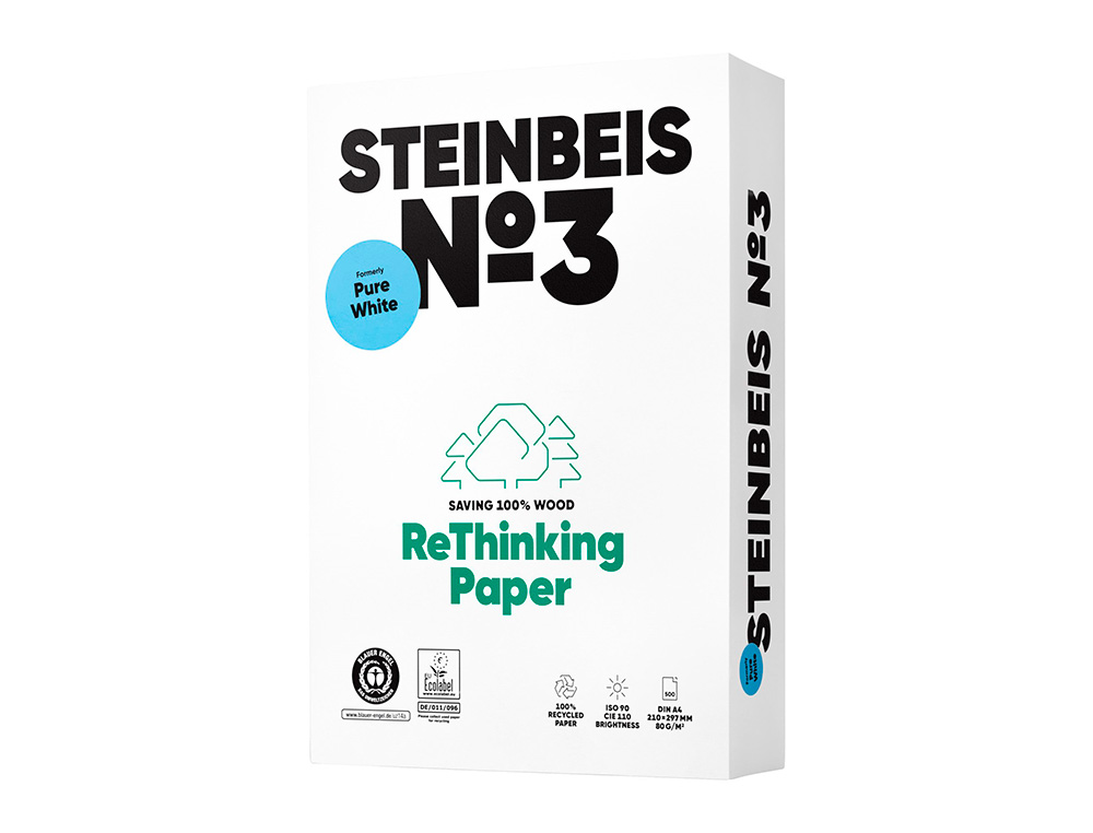PAPIER STEINBEIS RECYCLE MULTIFONCTION N  3 - 80 GR A4 BLANC