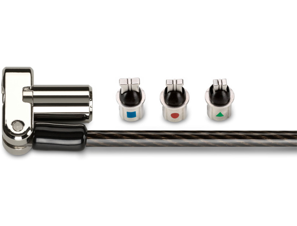 CABLE DE S CURIT  KENSINGTON UNIVERSEL 3 EN 1 SYSTEME DE   VERROUILLAGE   CL  DE 5MM