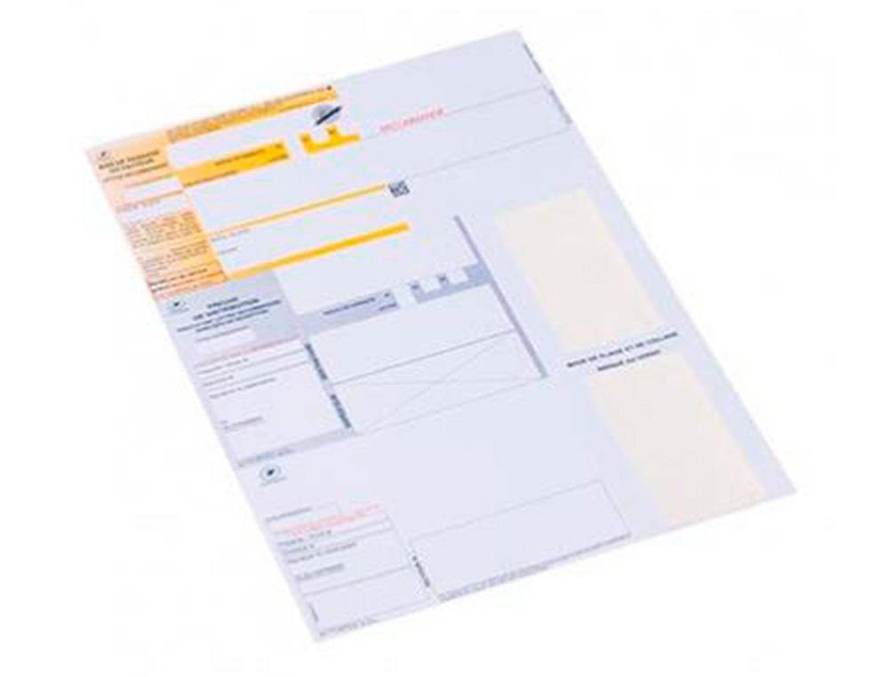 IMPRIME RECOMMANDE A4 TECHMAY AVEC AR NATIONAL ET CODE      BARRE LOGICIEL FOURNI BOITE   150 UNITES
