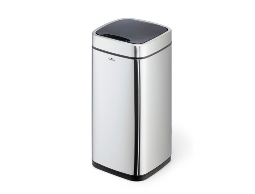 POUBELLE DURABLE A CAPTEUR AUTOMATIQUE ACIER INOXIDABLE  A