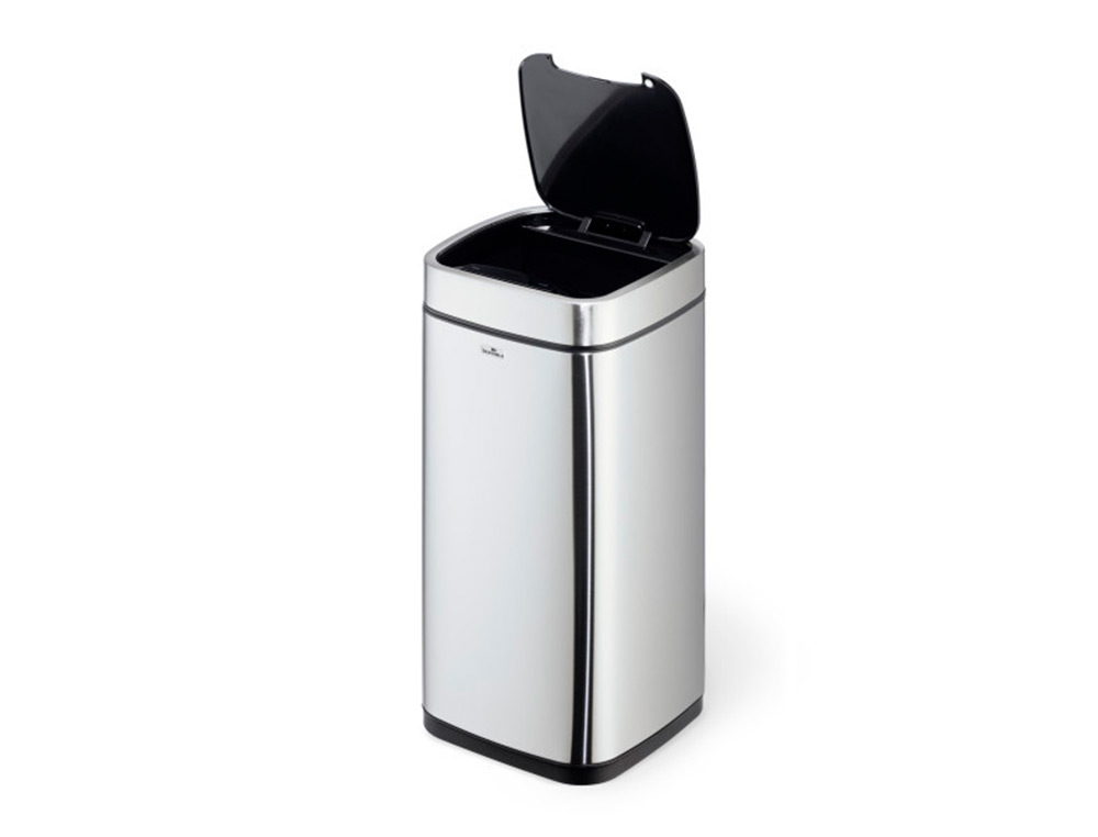 POUBELLE DURABLE A CAPTEUR AUTOMATIQUE ACIER INOXIDABLE  A