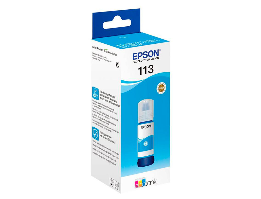 CARTOUCHE ENCRE EPSON ECOTANK C13T06B240 T113 CYAN