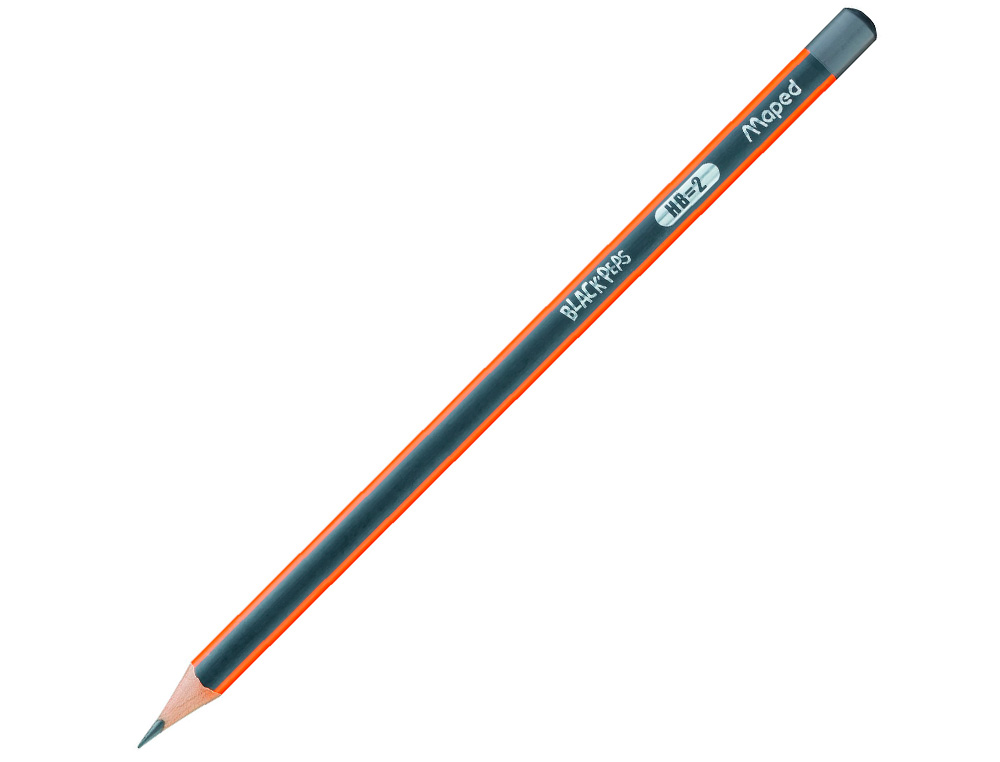 CRAYONS GRAPHITE BLACK'PEPS HB - BOIS CERTIFI  FSC