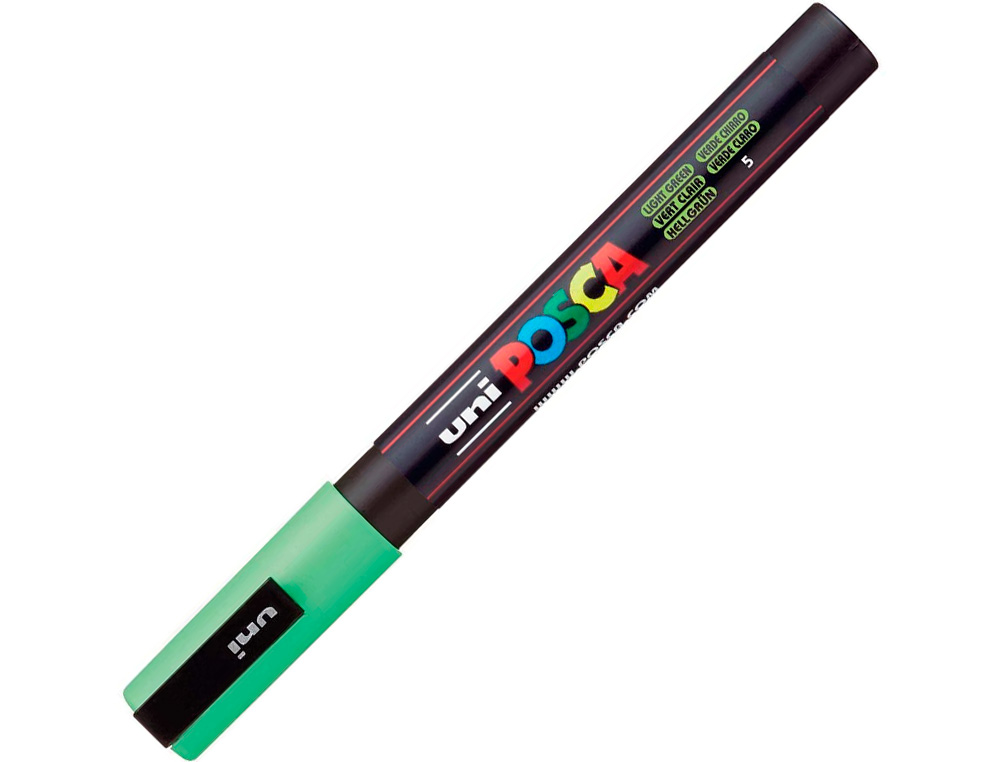 MARQUEUR POSCA CONIQUE POINTE FINE COLORIS VERT POMME