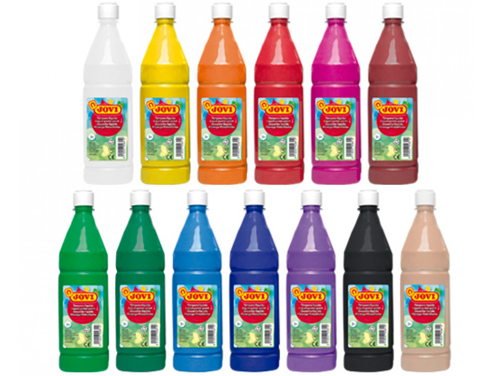 GOUACHE JOVI LIQUIDE BOUTEILLE 1000 ML. CHAIR.