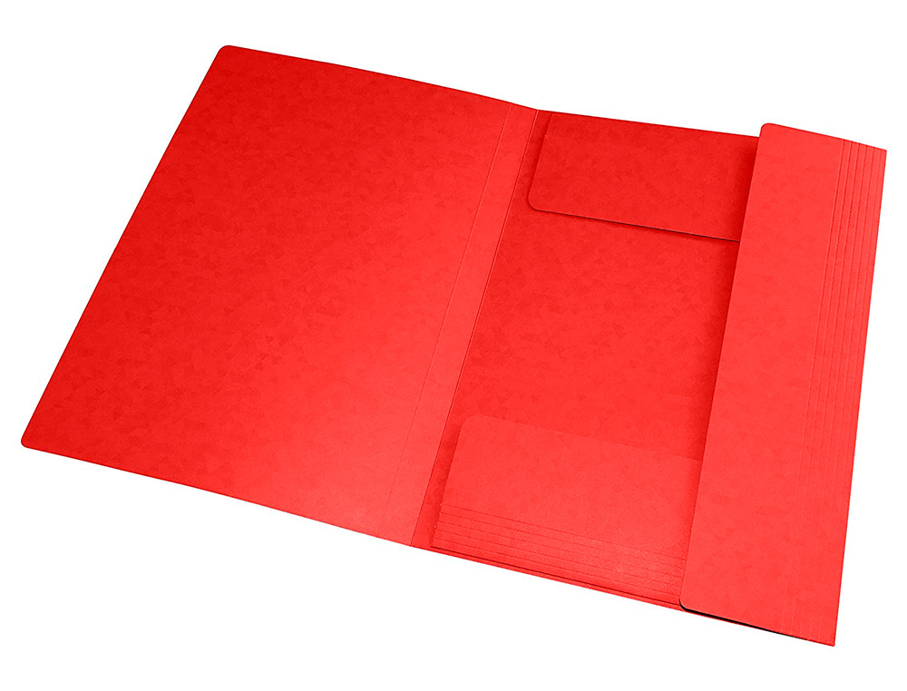CHEMISE ELASTIQUE 3 RABATS OXFORD TOPFILE+ A4 ROUGE