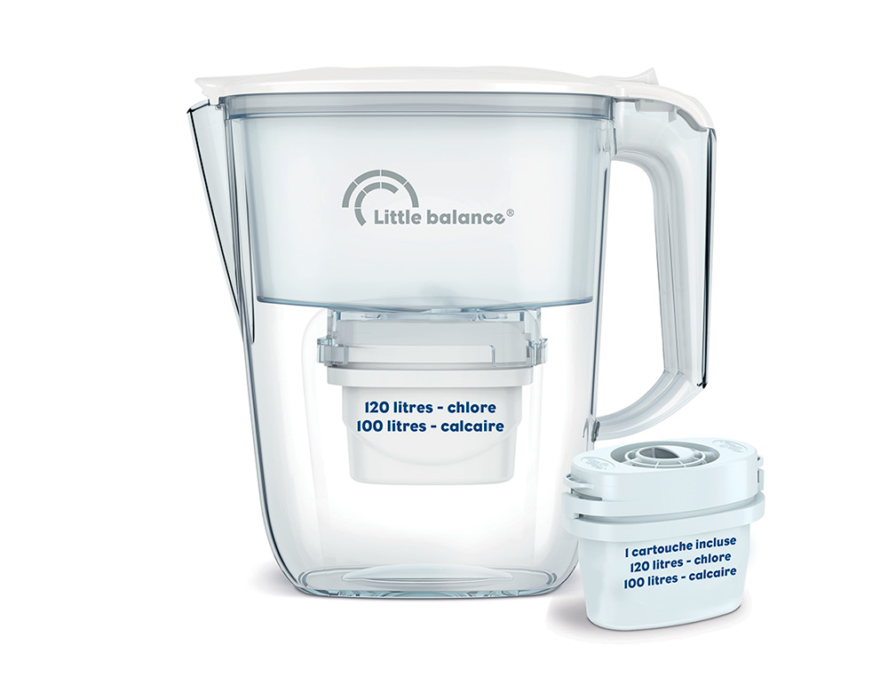 CARAFE FILTRANTE CLAIRE + 1 CARTOUCHE DE FILTRATION       CAPACITE 2,5L