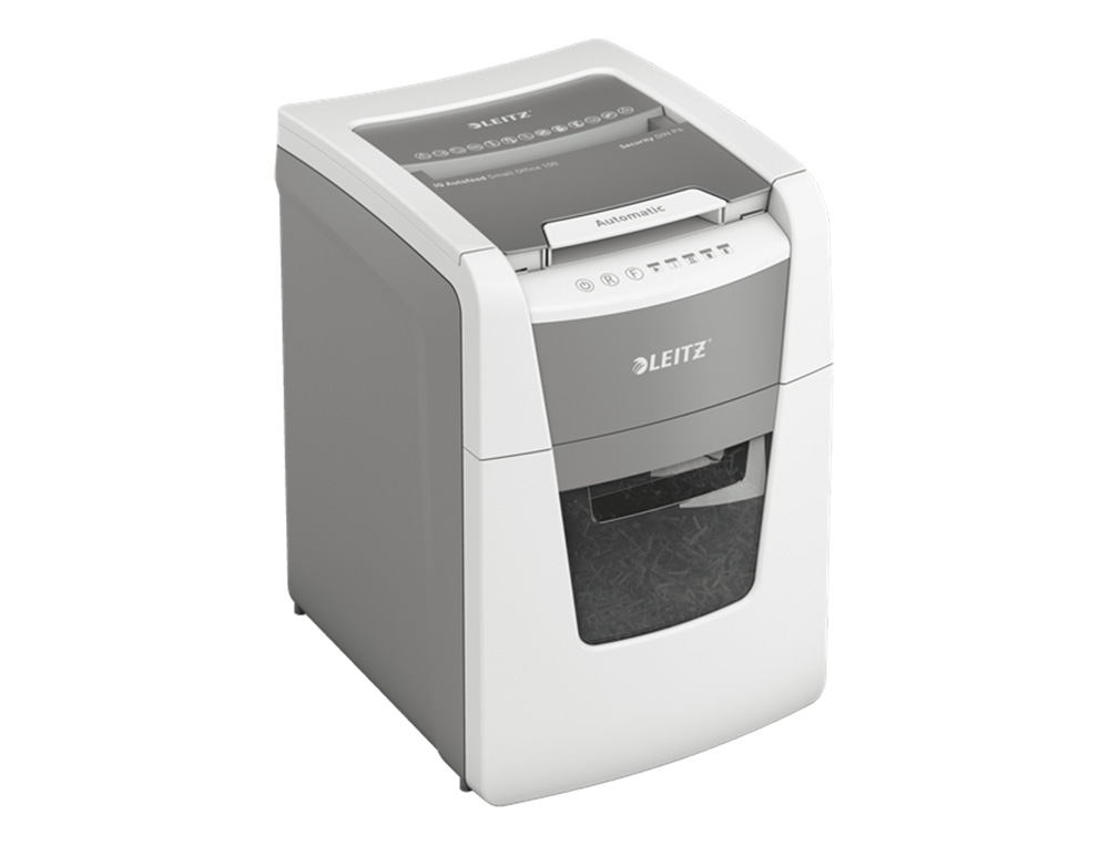 DESTRUCTEUR DE DOCUMENTS LEITZ  IQ AUTO+ OFFICE MICRO  P4 100F CORBEILLE DE 44L