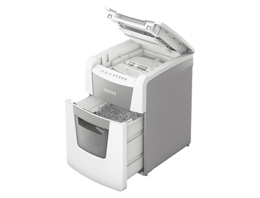 DESTRUCTEUR DE DOCUMENTS LEITZ  IQ AUTO+ OFFICE MICRO  P4 100F CORBEILLE DE 44L