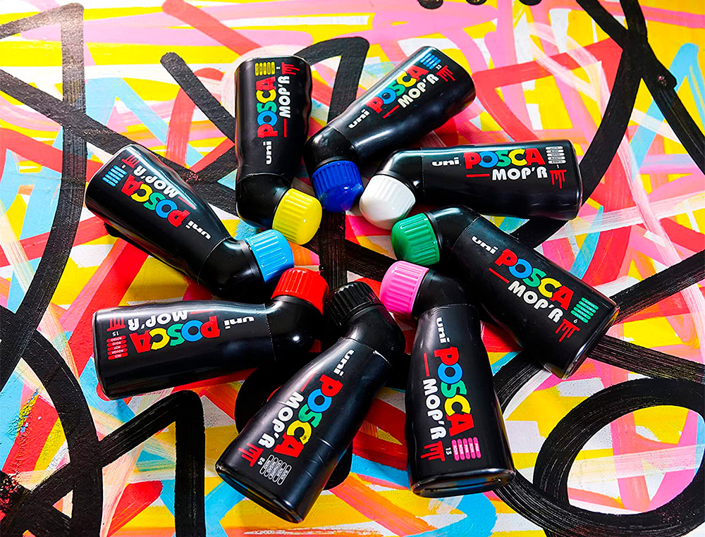 MARQUEUR POSCA PEINTURE POINTE RONDE COLORIS JAUNE