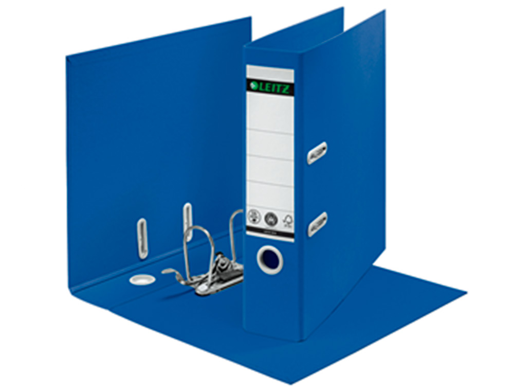 CLASSEUR LEVIER LEITZ ESSELTE RECYCLABLE A4 80X320X285 MM   BLEU