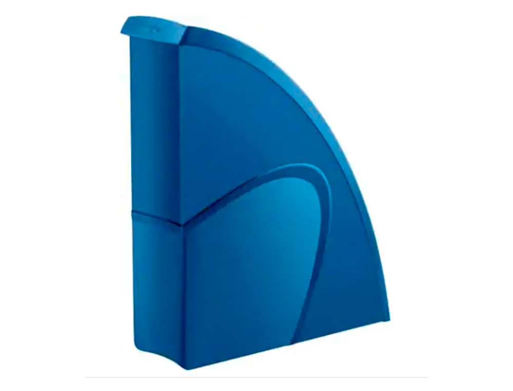 PORTE-REVUES CEP RIVIERA POLYSTYRENE CAPACITE 700F     270X310X85 MM COLORIS BLEU    PORCELAINE