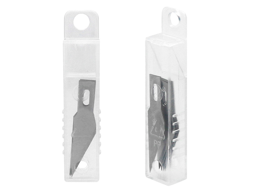 LAME DE RECHANGE Q-CONNECT POUR BISTOURI KF00289 BLISTER 5 UNITES