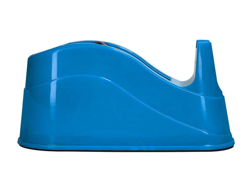 DEVIDOIR DE COMPTOIR DE RUBAN ADHESIF POUR ROULEAU DE 66M   220X100X70 MM COLORIS BLEU