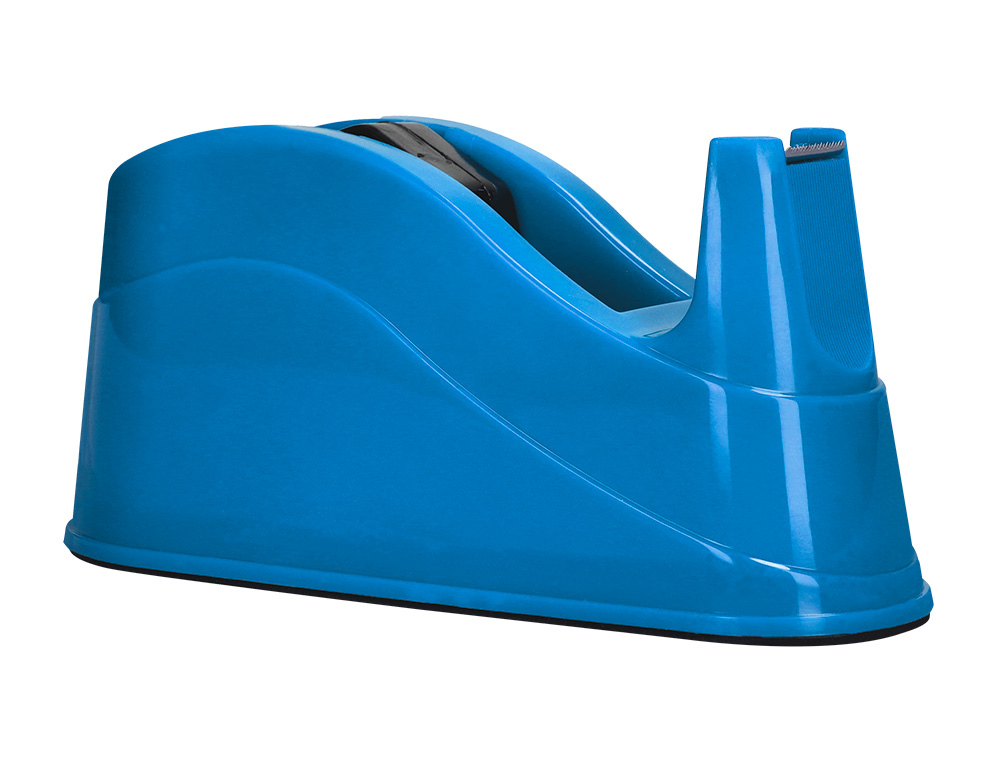 DEVIDOIR DE COMPTOIR DE RUBAN ADHESIF POUR ROULEAU DE 66M   220X100X70 MM COLORIS BLEU